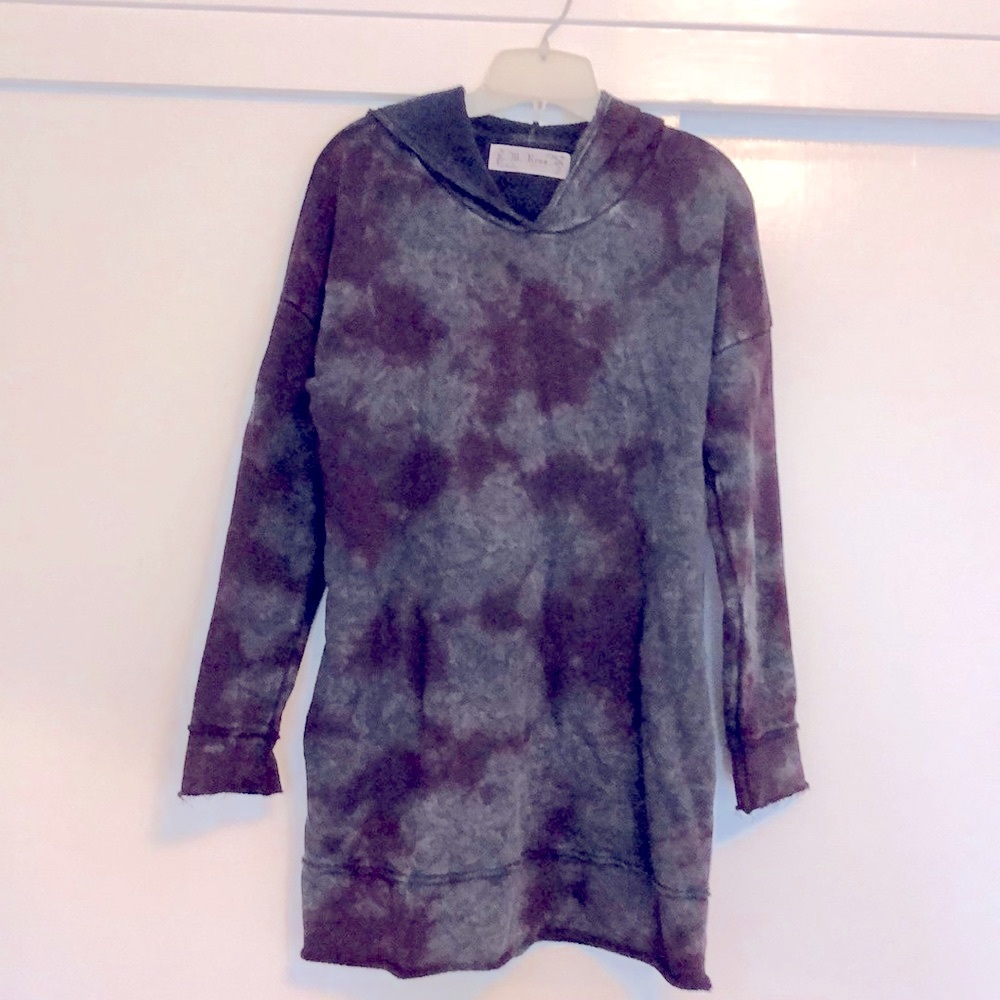 Cool hooded sweatshirt dress